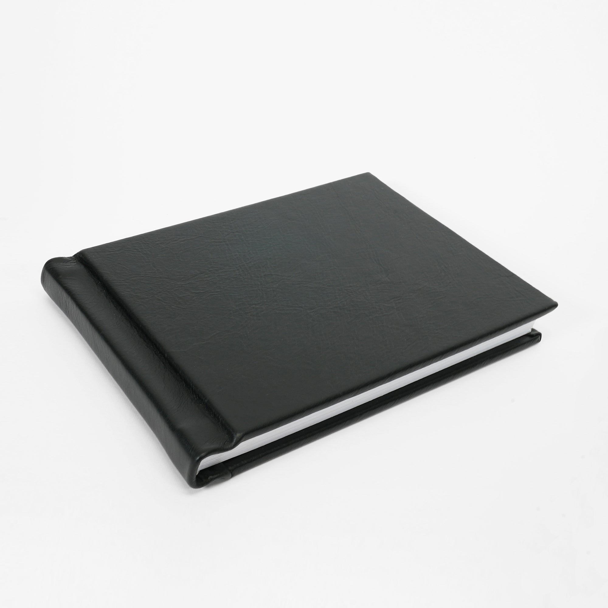 Deluxe Genuine Leather Slip-in Album - Black