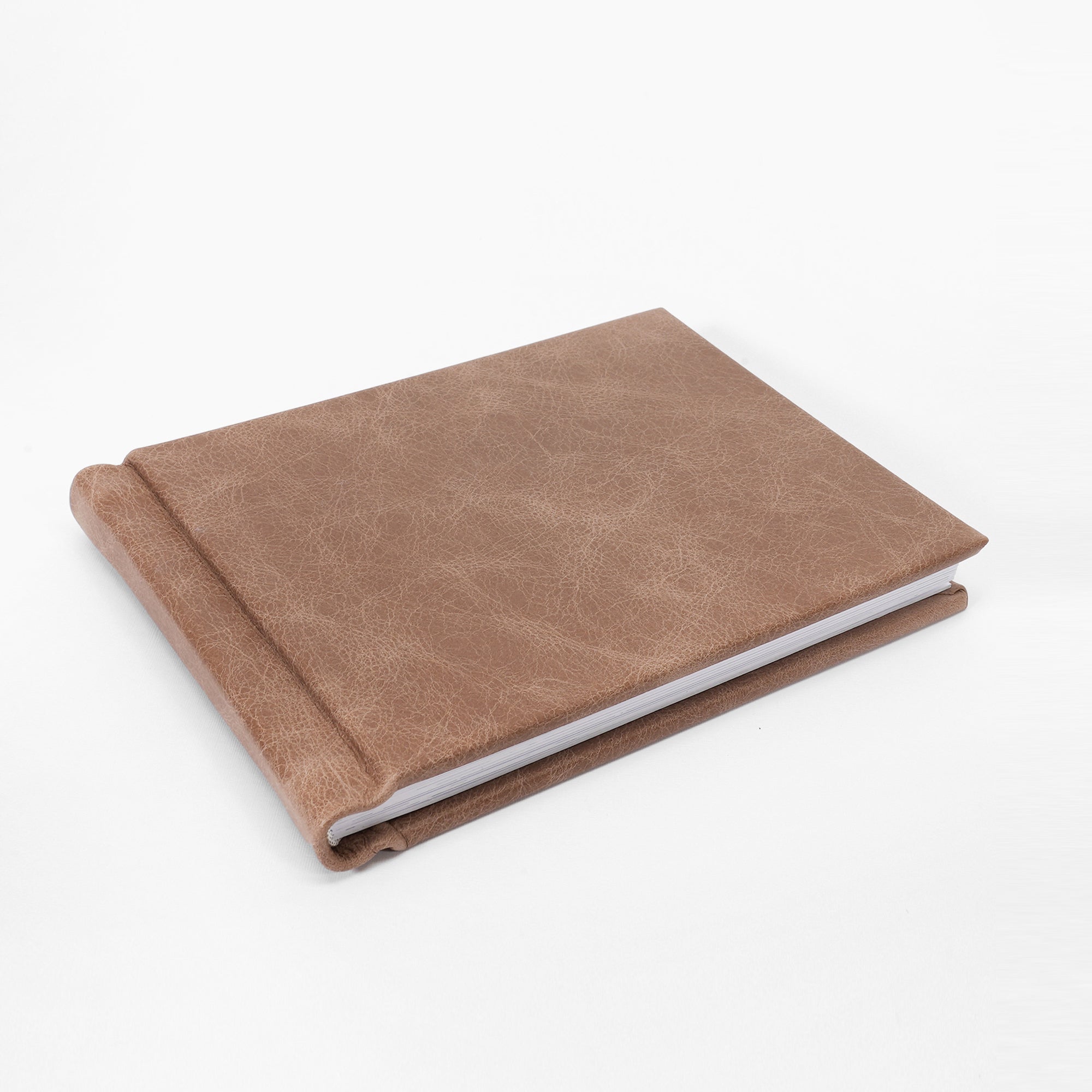 Deluxe Genuine Leather Slip-in Album - Mocha