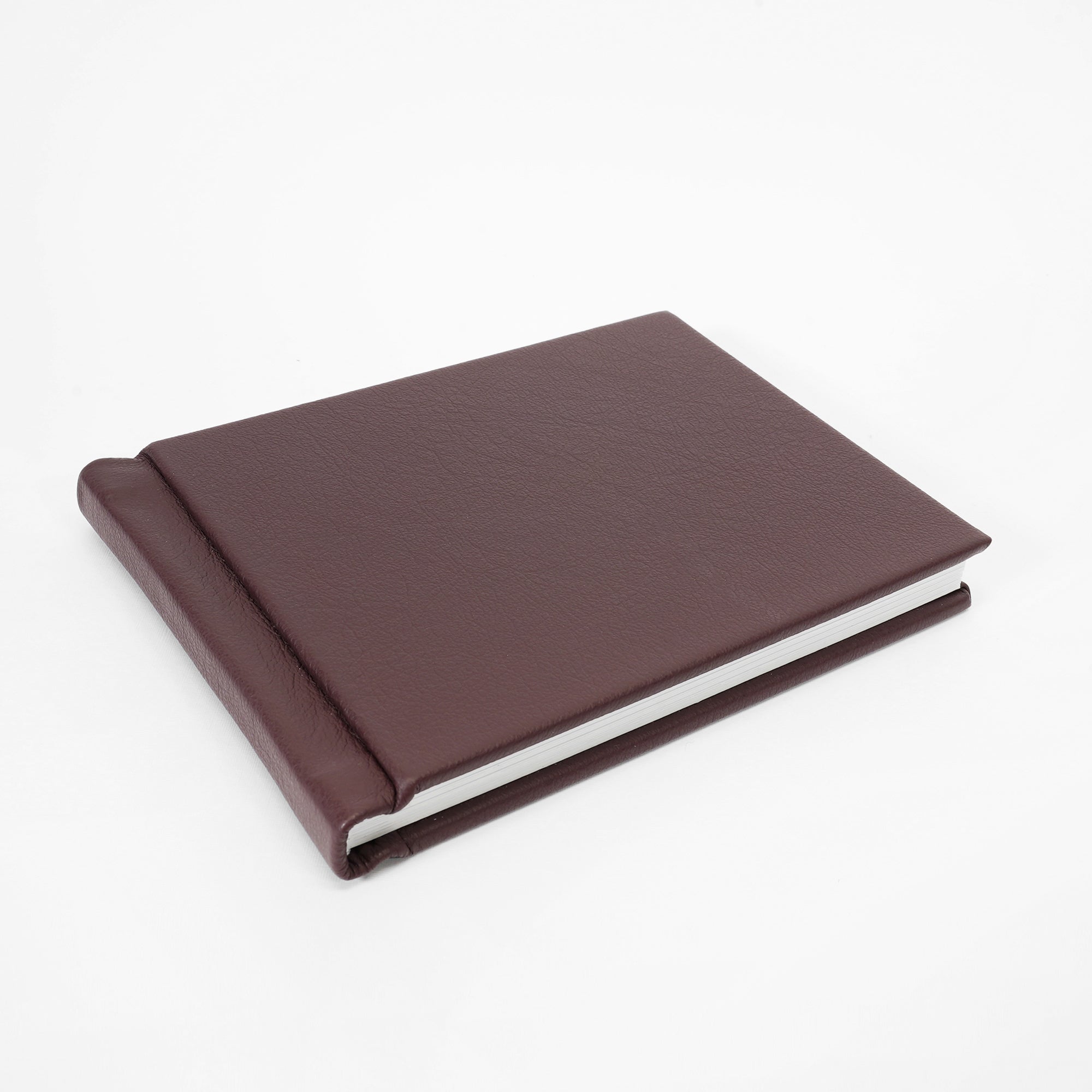 Genuine Leather Slip-in Album - Chocolate Brown