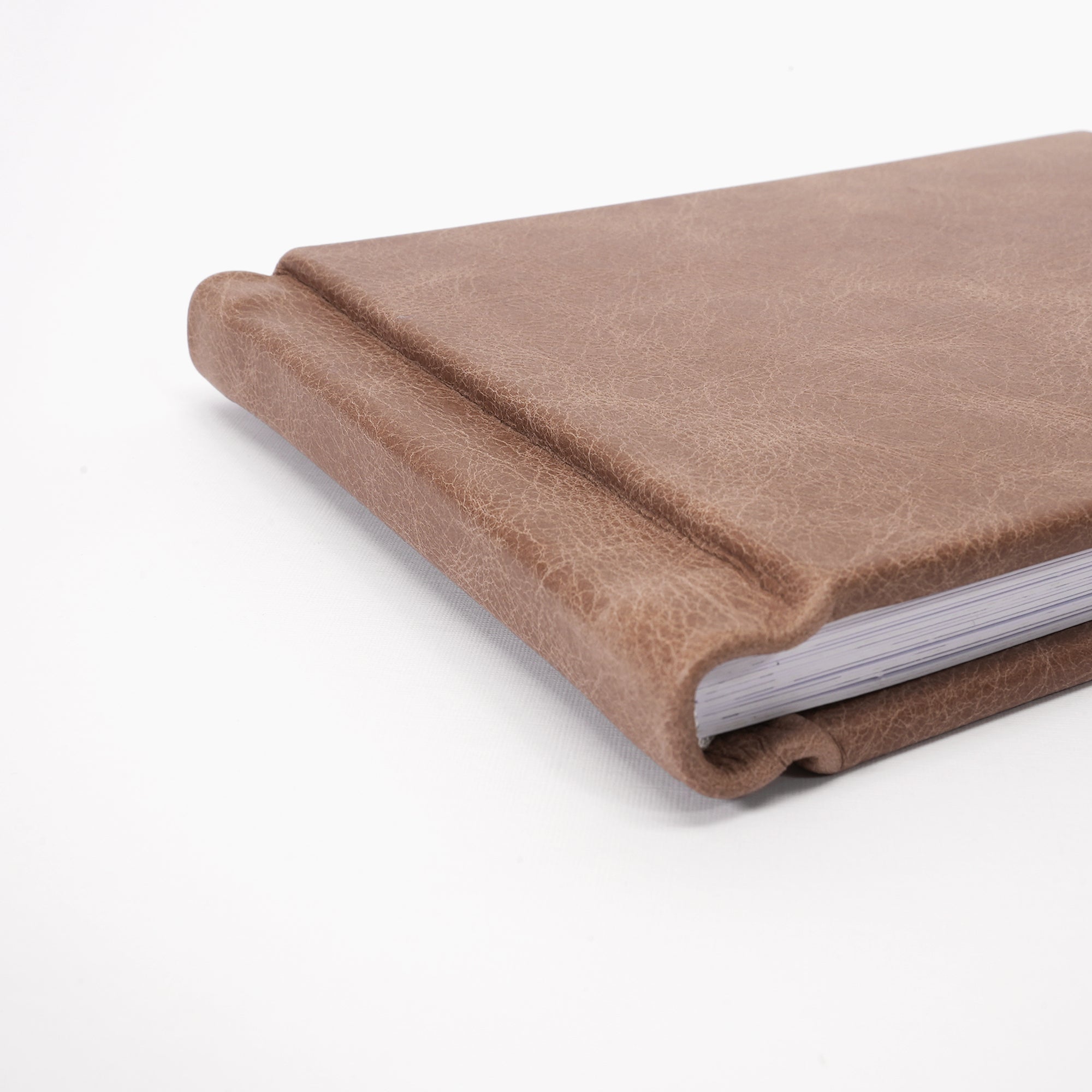 Deluxe Genuine Leather Slip-in Album - Mocha