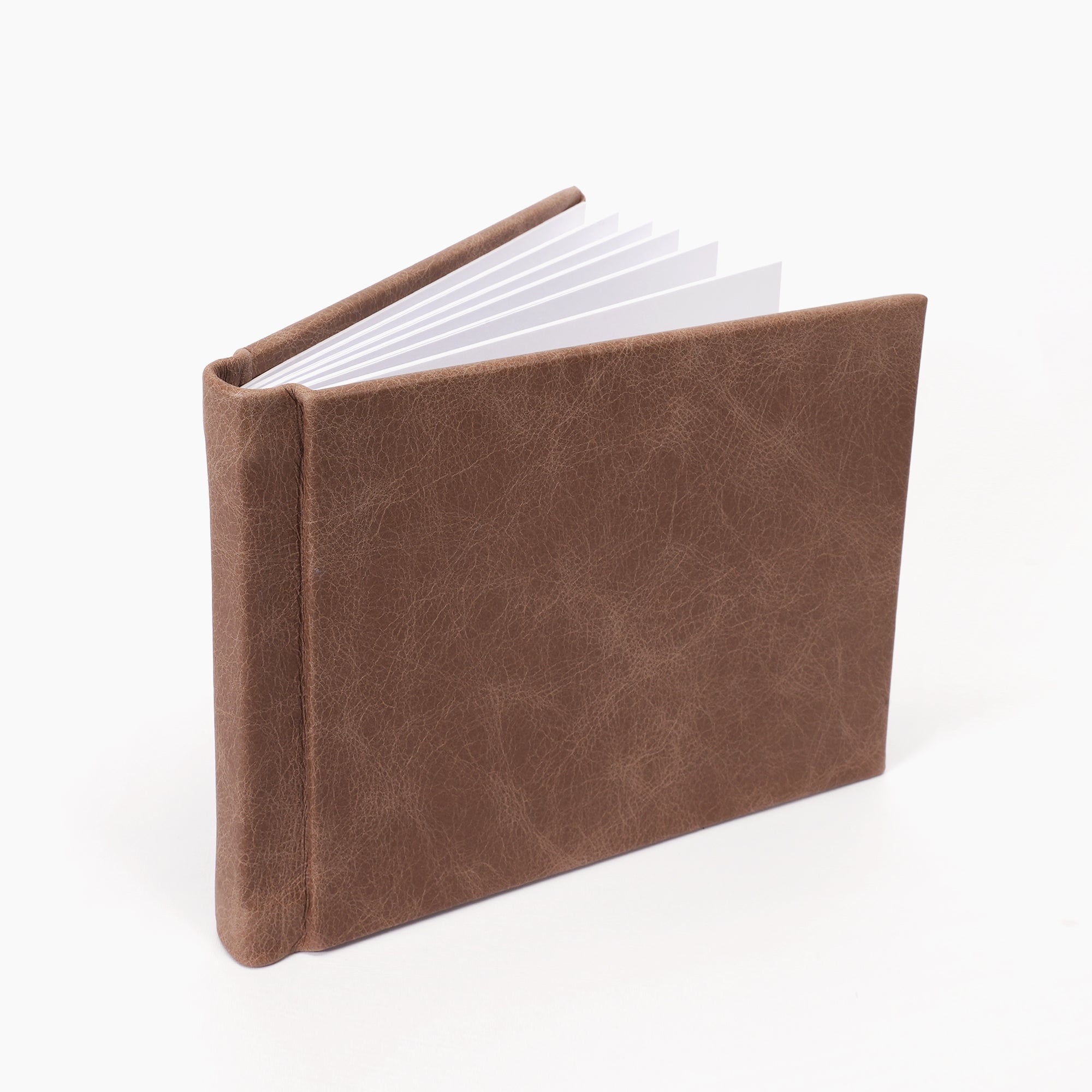 Deluxe Genuine Leather Slip-in Album - Mocha