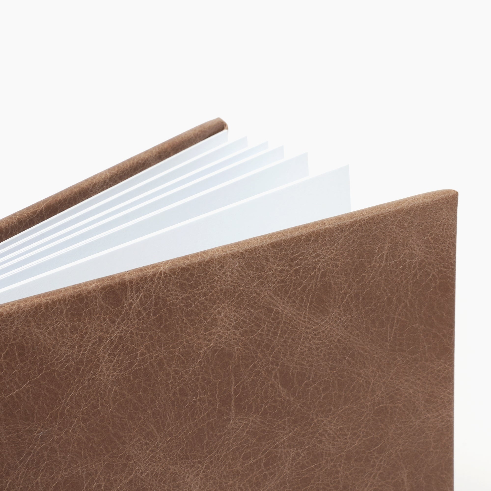 Deluxe Genuine Leather Slip-in Album - Mocha