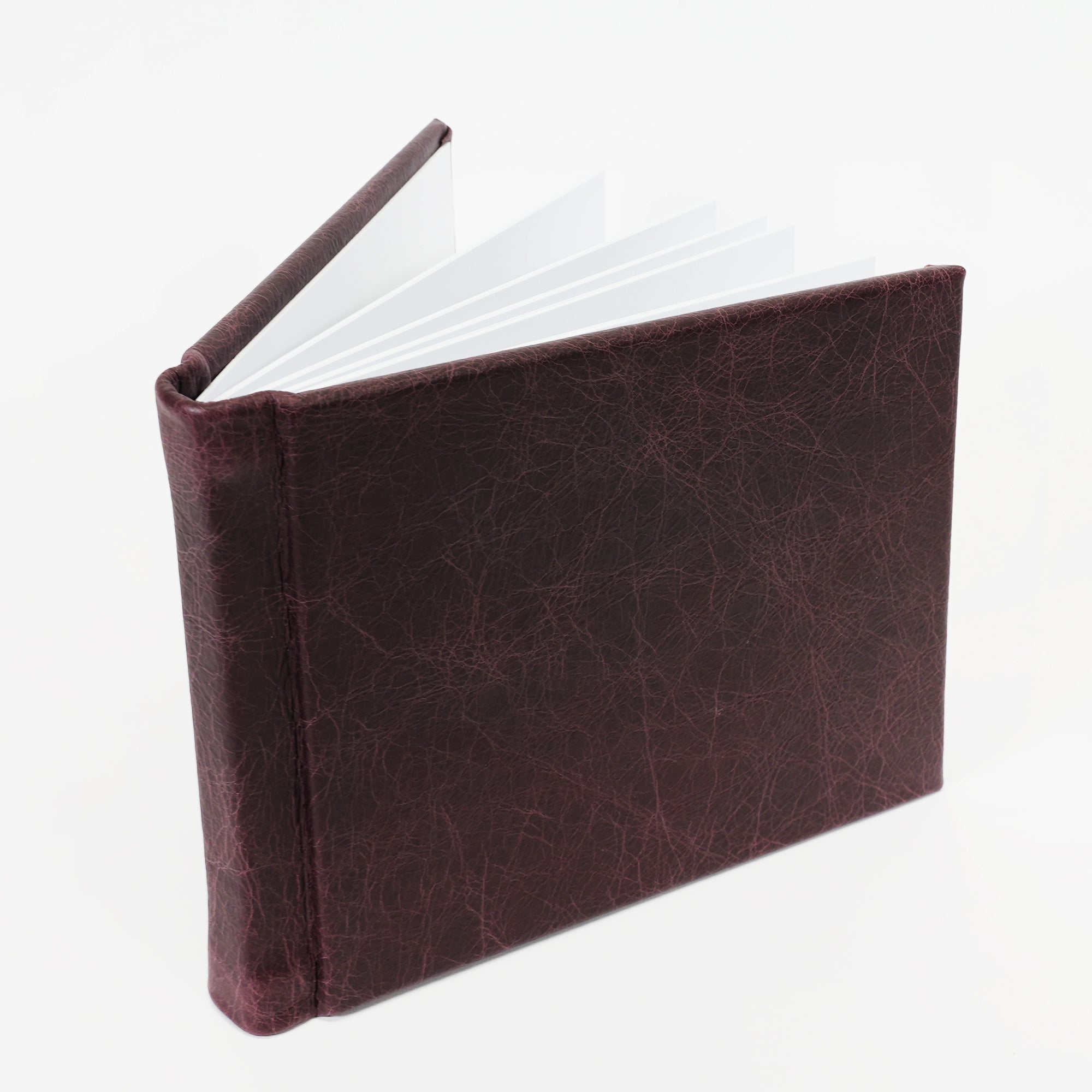 Deluxe Genuine Leather Slip-in Album - Wine