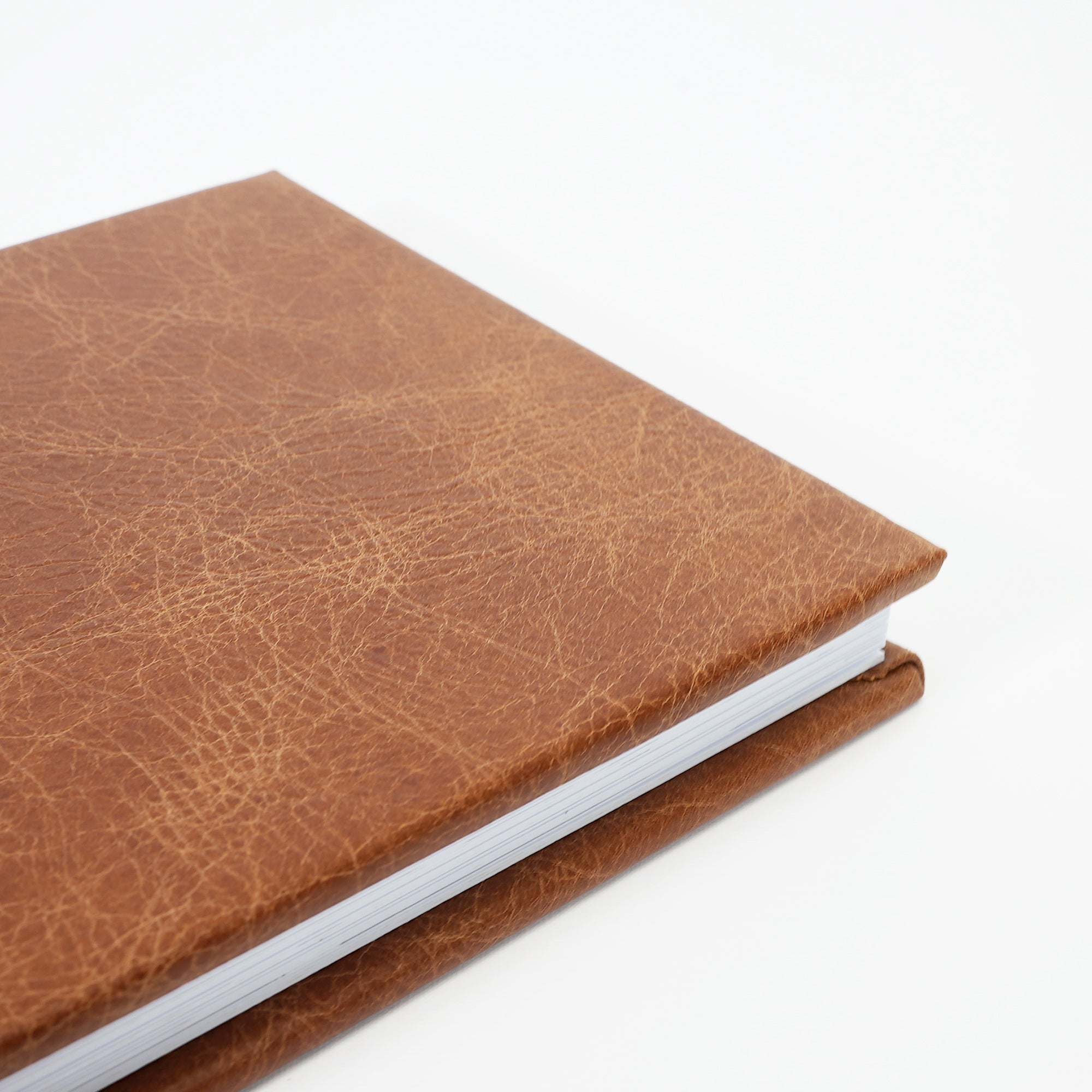 Deluxe Genuine Leather Slip-in Album - Vintage Brown