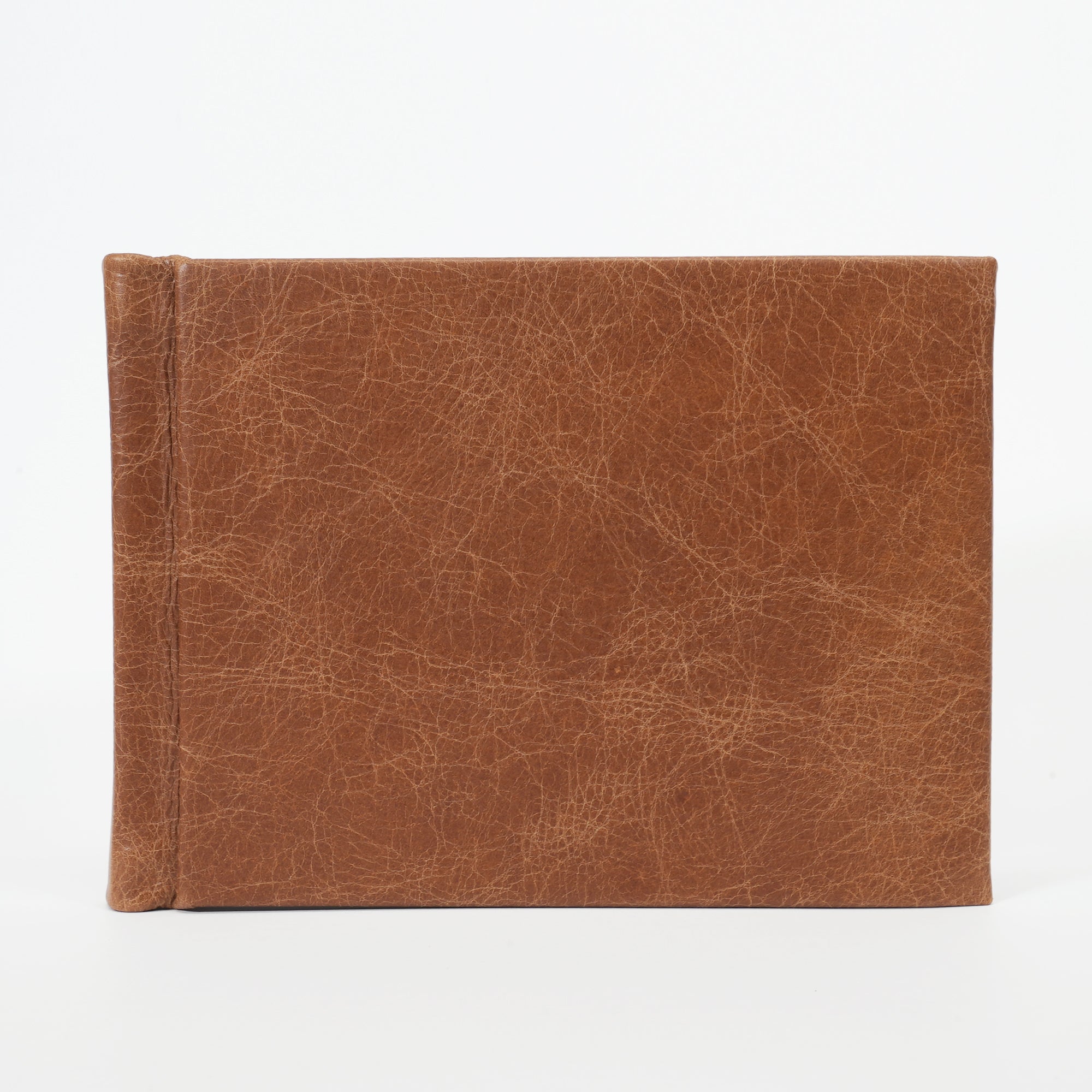 Deluxe Genuine Leather Slip-in Album - Vintage Brown