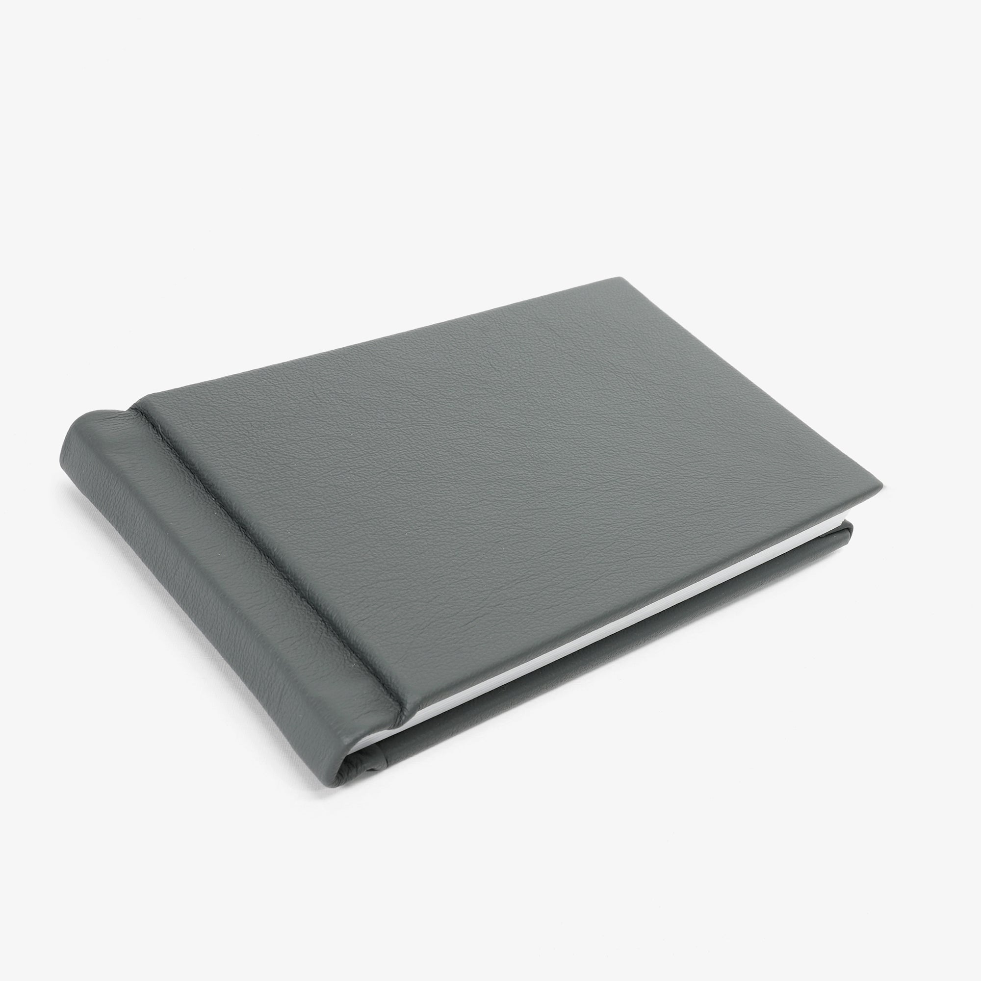 Genuine Leather Slip-in Album - Stone Grey