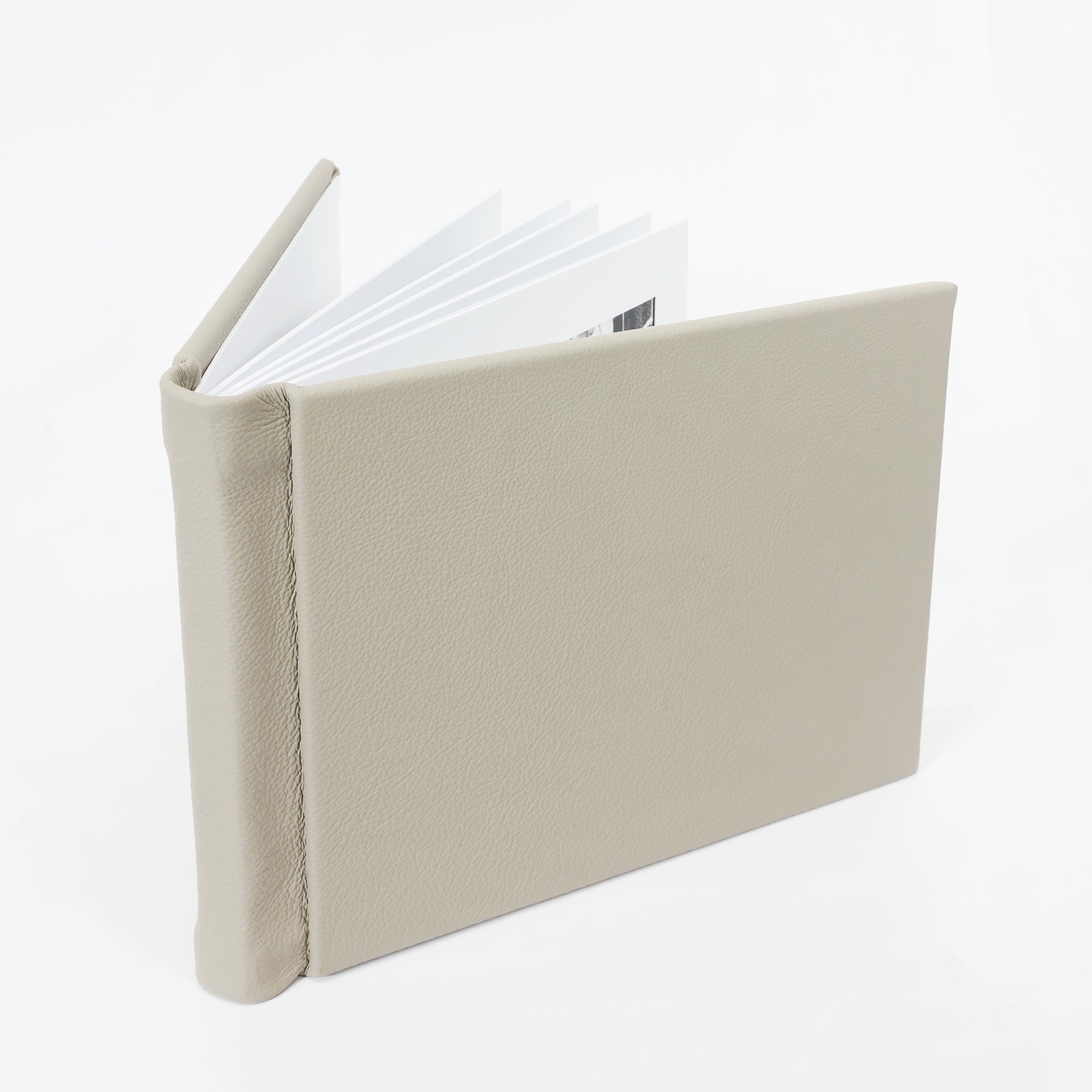 Genuine Leather Slip-in Album - Beige