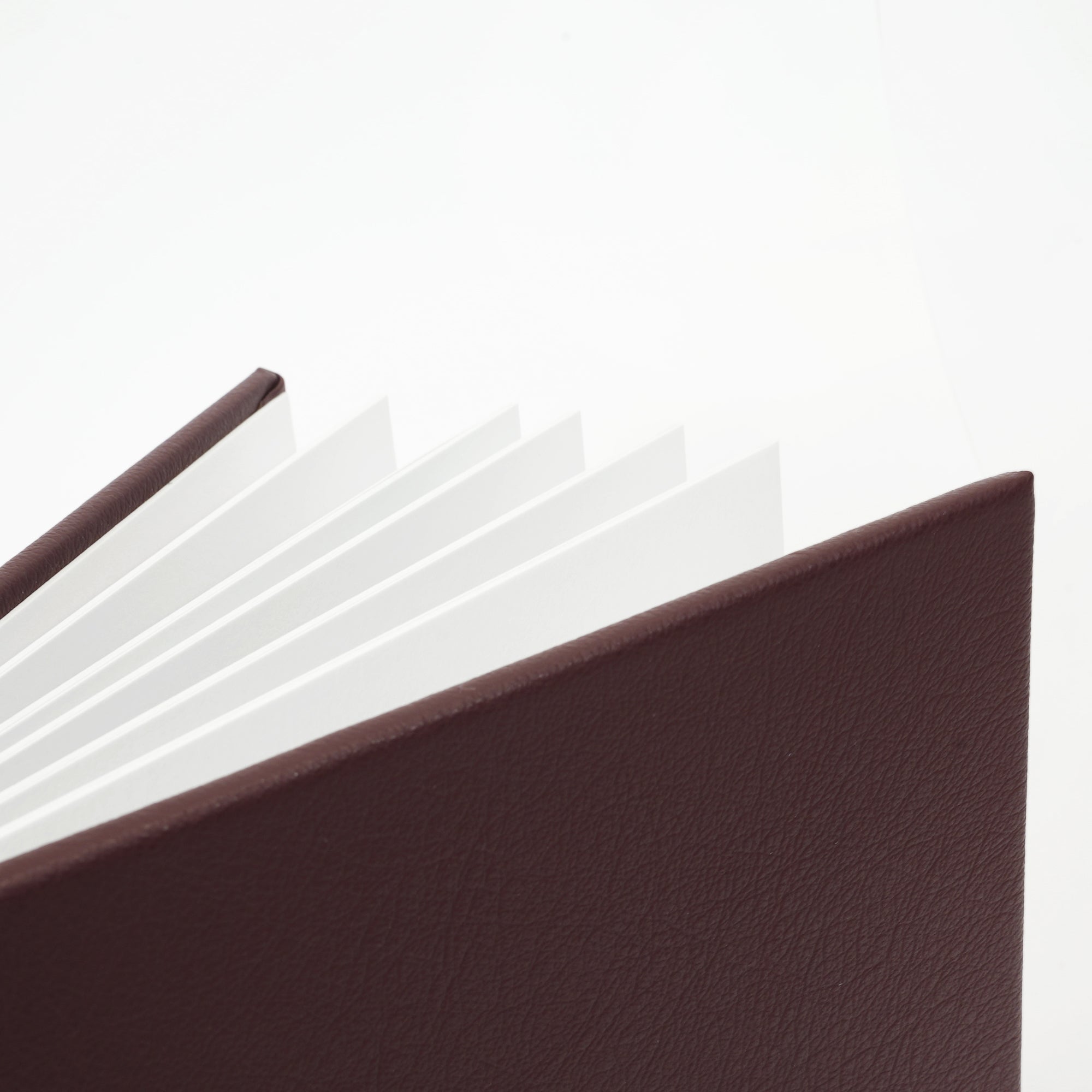 Genuine Leather Slip-in Album - Chocolate Brown