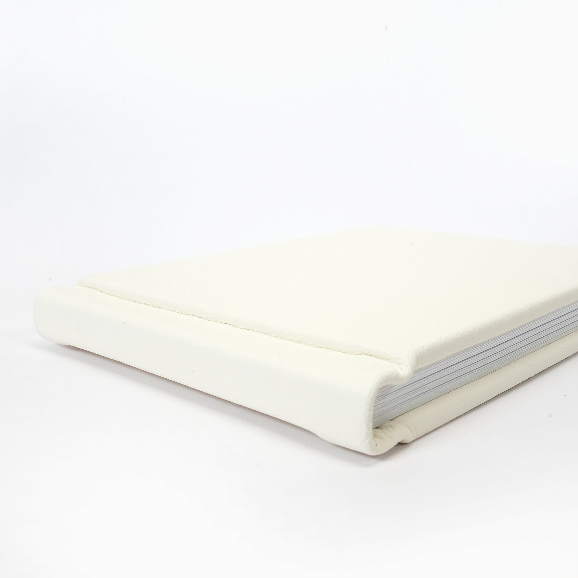 Genuine Leather Slip-in Album - Ivory White