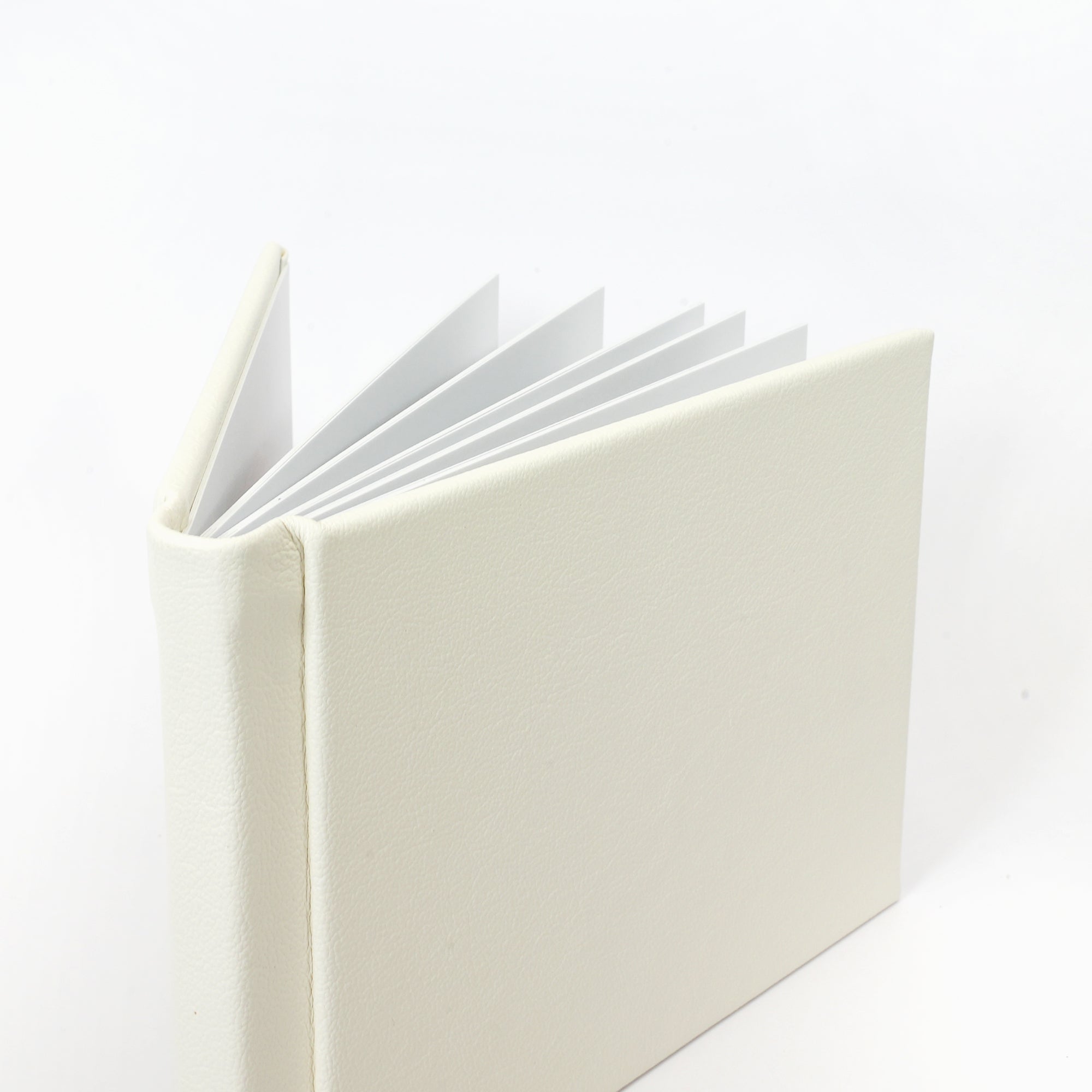 Genuine Leather Slip-in Album - Ivory White